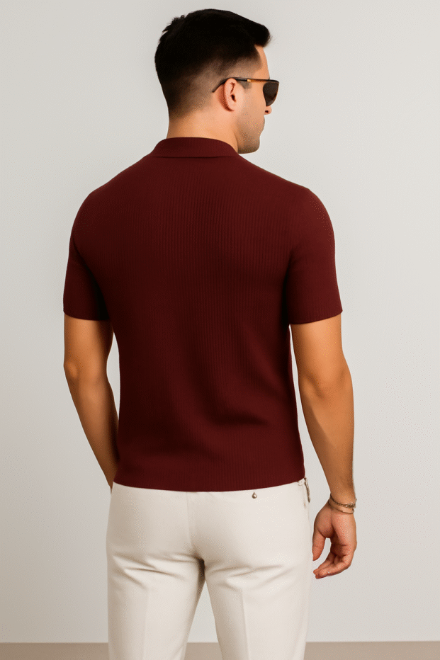 CLASSIC HALF SLEEVES POLO – MAHRON - Image 2